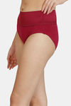 Zivame Anti-Microbial High Rise Full Coverage Tummy Tucker Hipster Panty (Pack of 2) - Multicolor — thumbnail 4